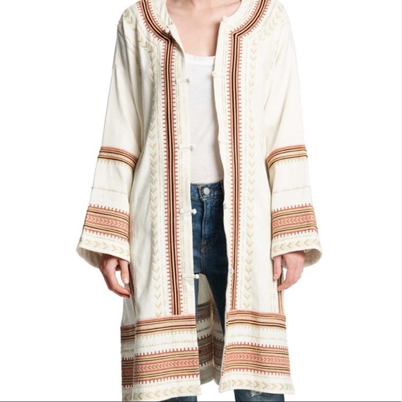 Anthropologie/Frye Embroidered Duster - Picture 5 of 5